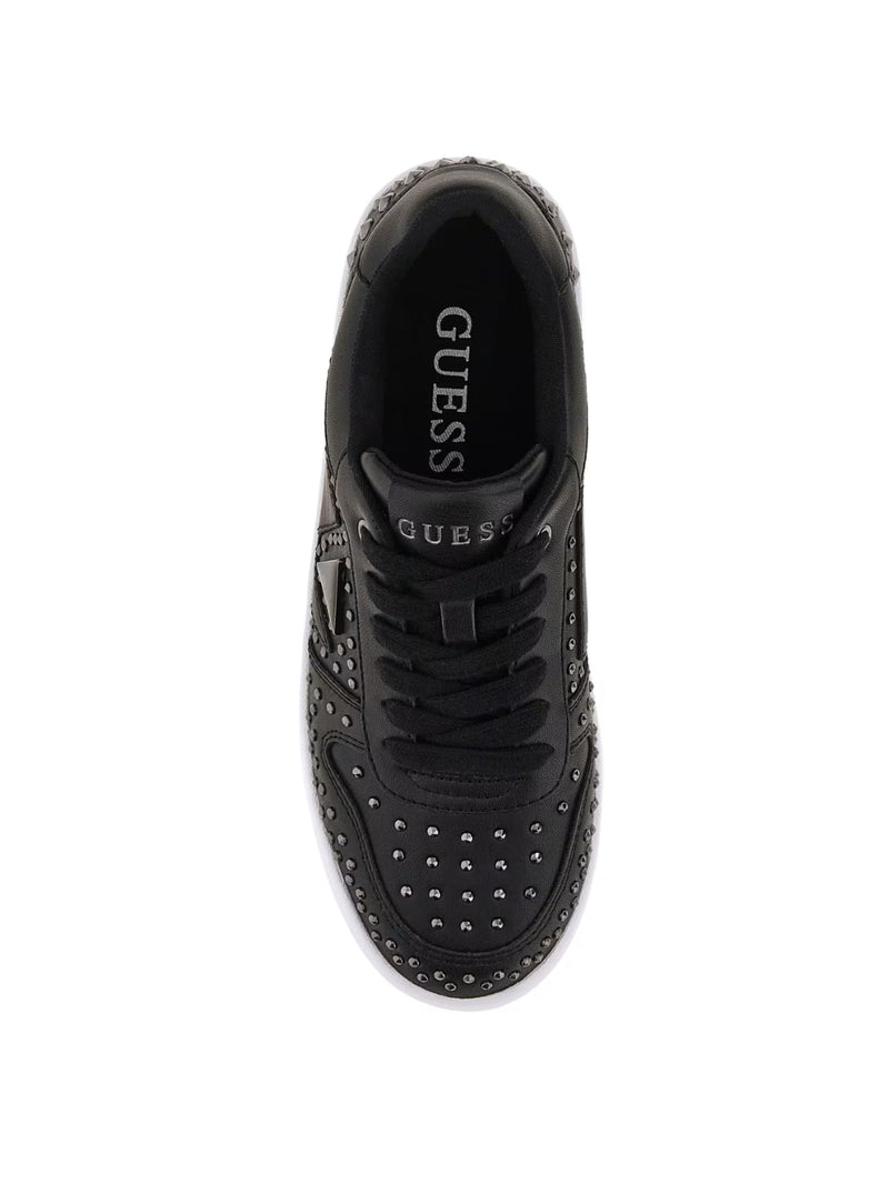 Sneaker Nere Borchie Mogana