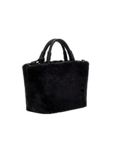 Borsa Pelliccia Nera Shaida