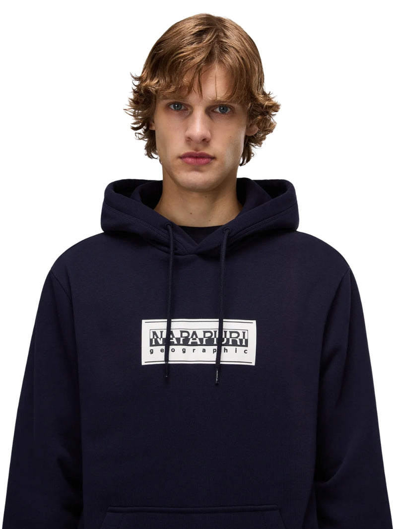 Felpa Blu Box Logo