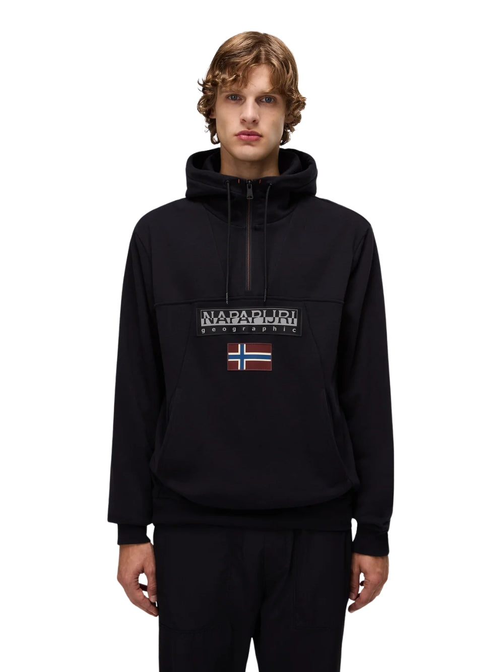 Felpa Nera Burgee Hzh 2.0
