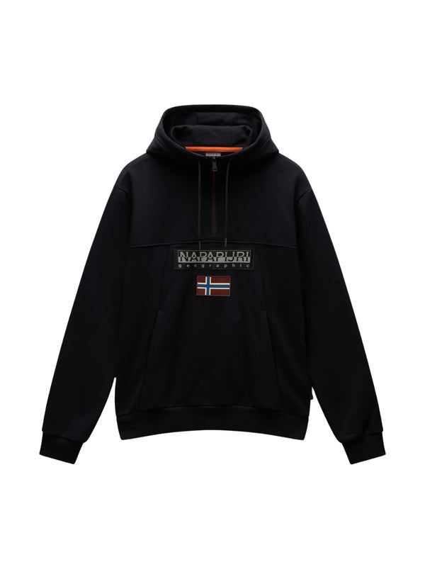 Felpa Nera Burgee Hzh 2.0