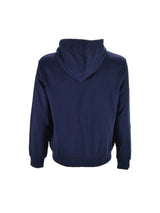 Felpa Zip Blu Fluo