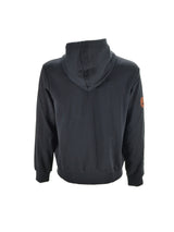 Felpa Zip Nera Fluo