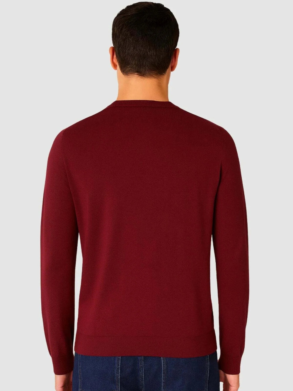 Maglione Basic Bordò