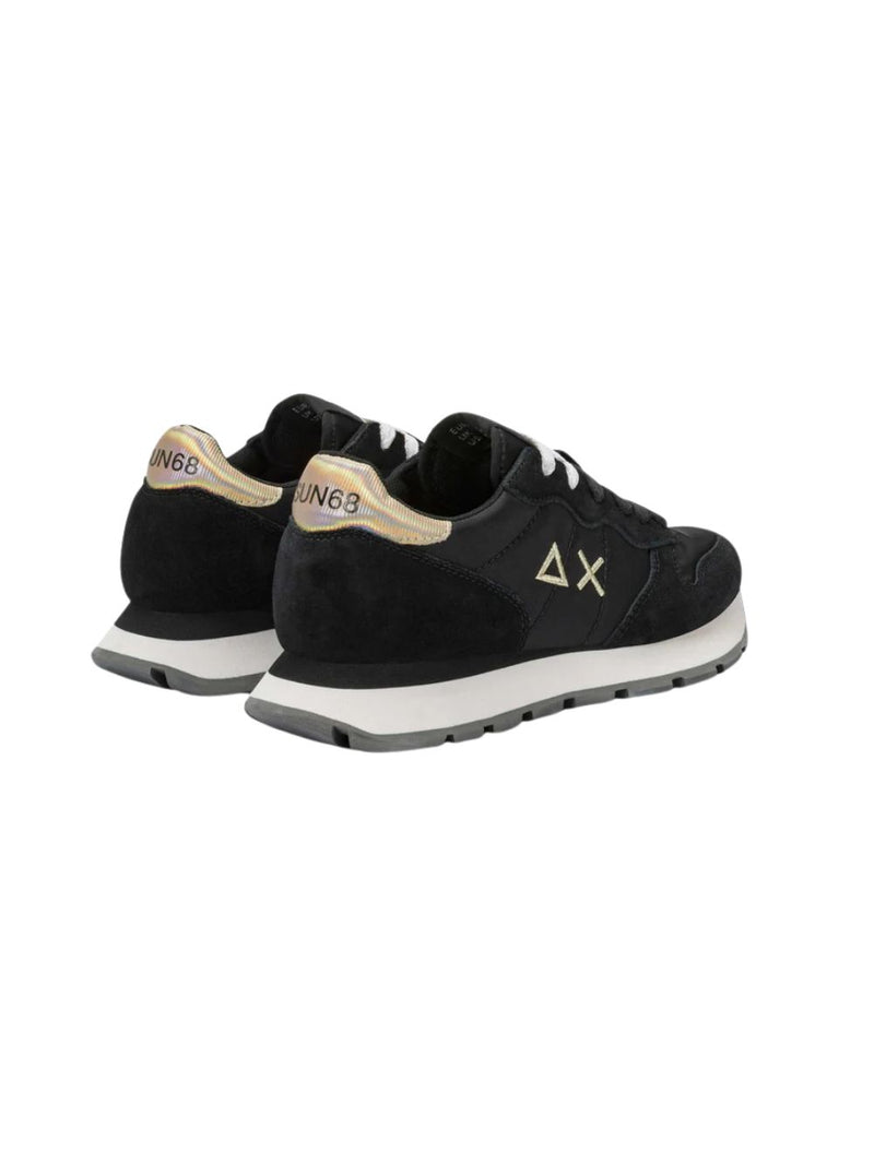 Sneaker Ally Gold Silver Nero