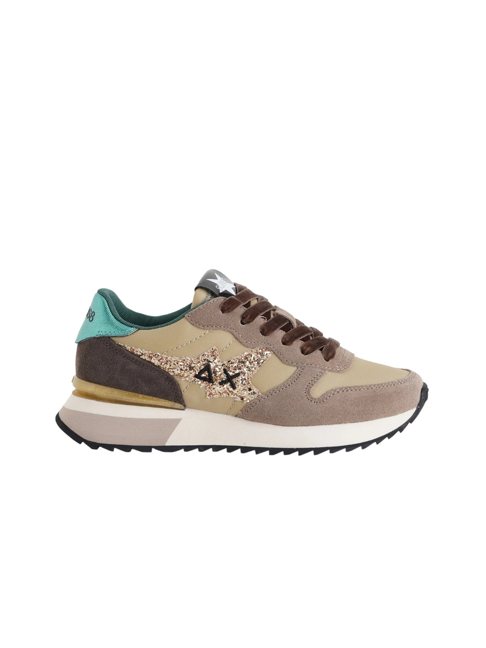 Sneaker Beige Stargirl Glitter