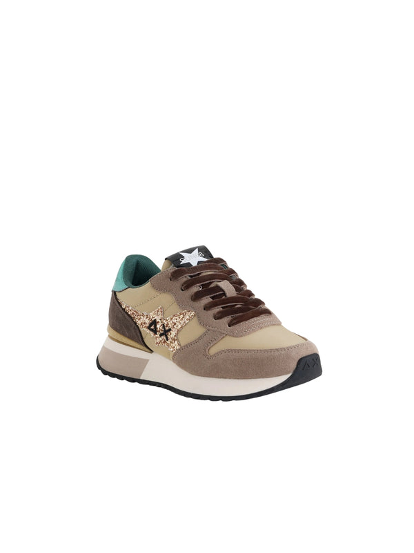 Sneaker Beige Stargirl Glitter