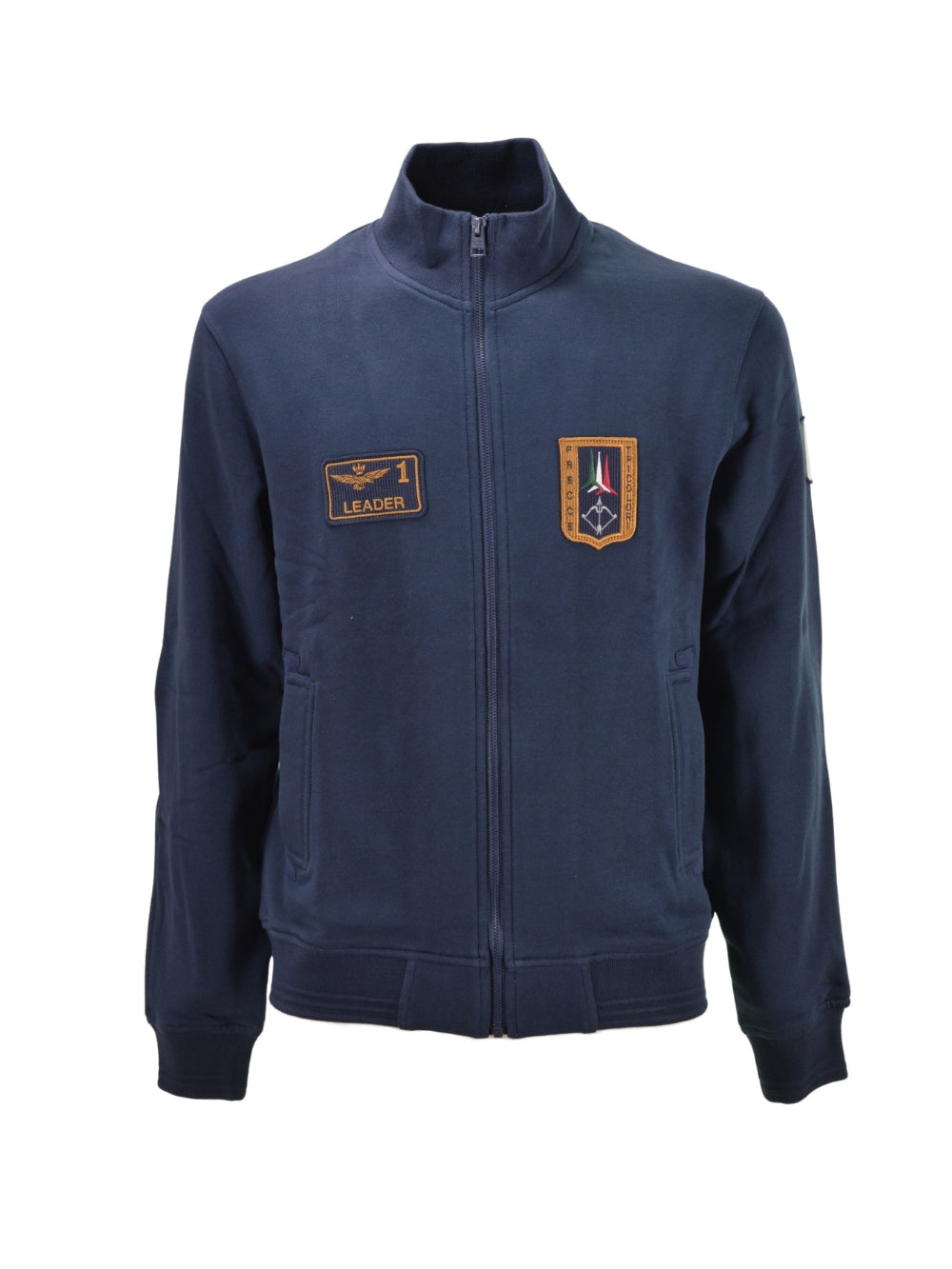 Felpa Zip Blu Frecce