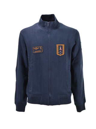 Felpa Zip Blu Frecce