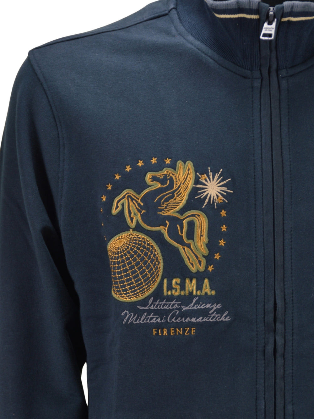Felpa Zip Blu Isma