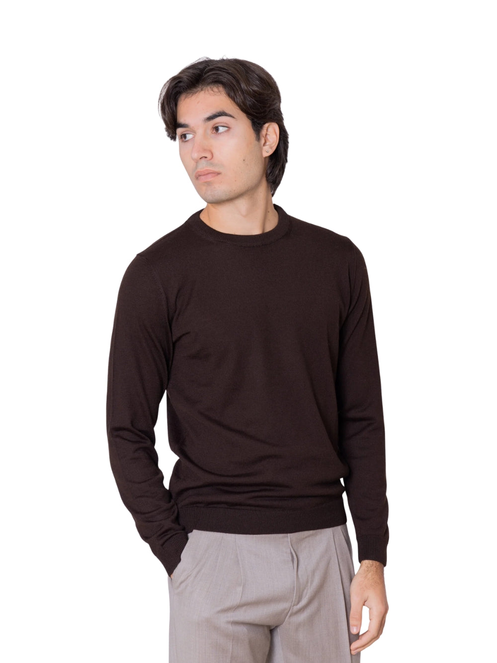 Maglia Basic Marrone