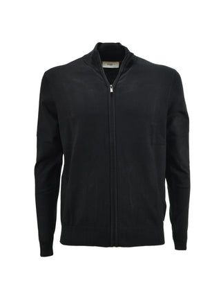 Maglia Zip Intera Nera