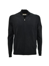Maglia Zip Intera Nera
