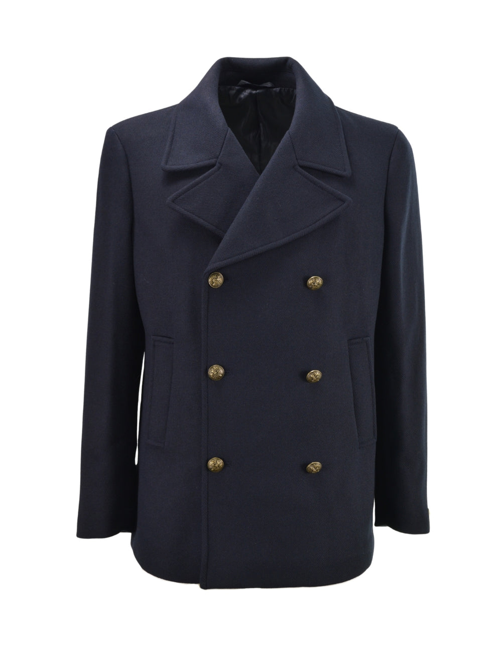 Cappotto Doppiopetto Blu