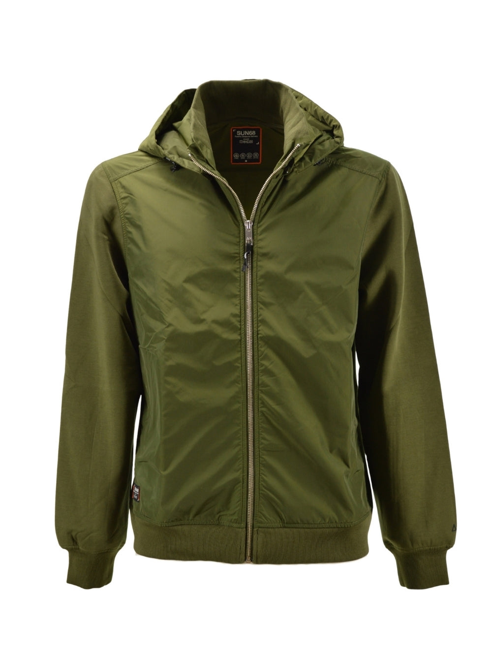 Felpa Verde Track Nylon