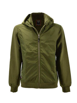 Felpa Verde Track Nylon