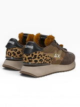 Sneaker Stargirl Animalier Marrone
