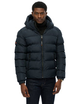 Giubbotto Blu Sports Puffer