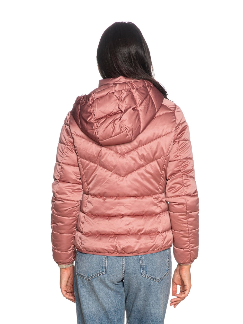 Piumino Corto Rosa