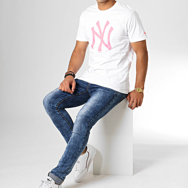 T-SHIRT YANKEES PINK NEON 1207029