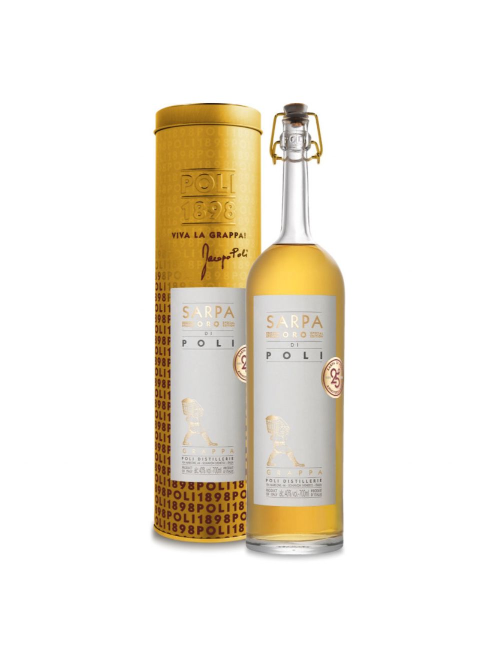 Grappa Barricata "Sarpa Oro" ats.