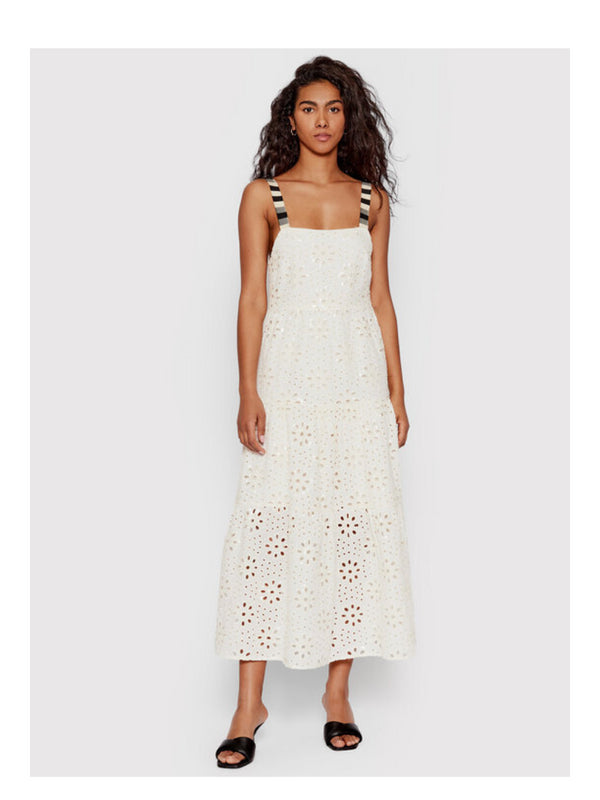 Vestito Bianco Lungo Leah