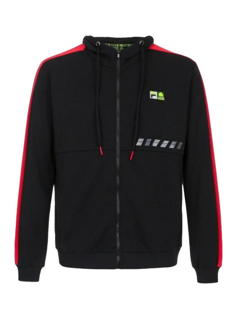 Felpa Zip Nera X VR46 C9 HOOD JACKET