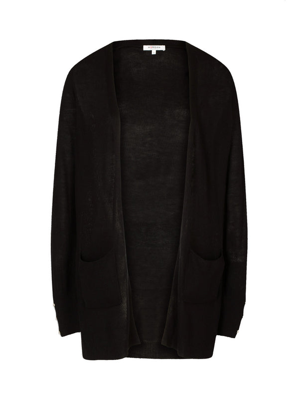 Cardigan nero Mshak