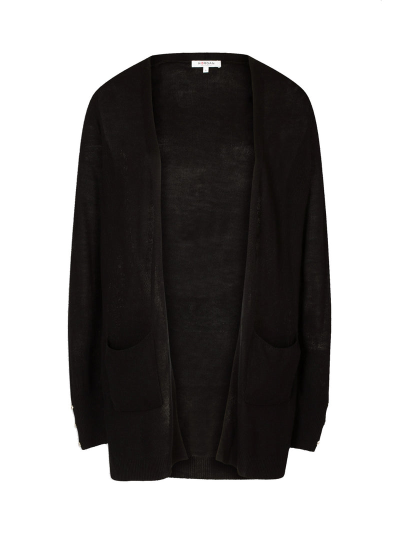 Cardigan nero Mshak