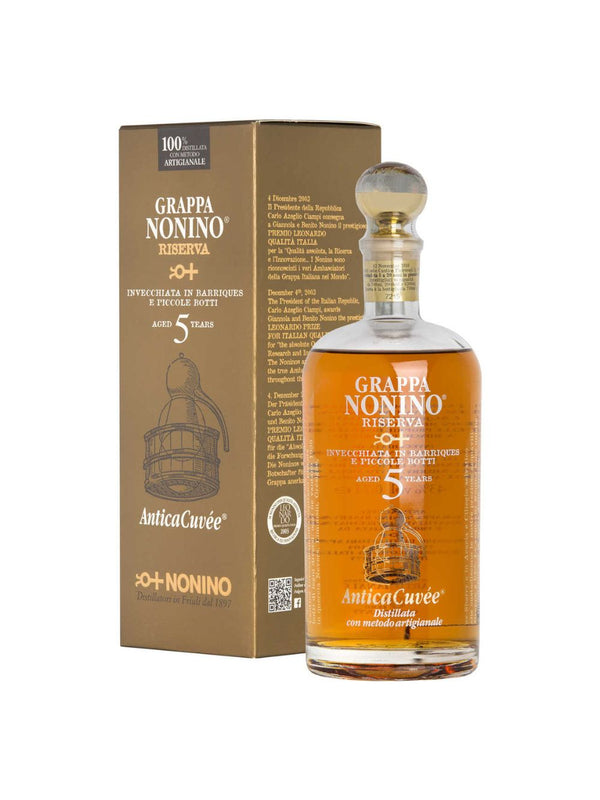 Grappa Riserva Antica Cuvèe 5 Anni 70 cl Ast.