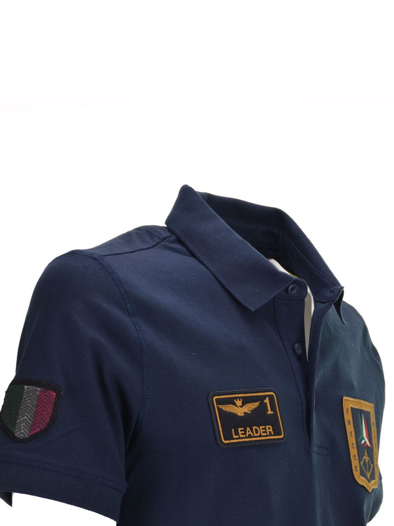 Polo Blu Frecce Tricolori con Patches
