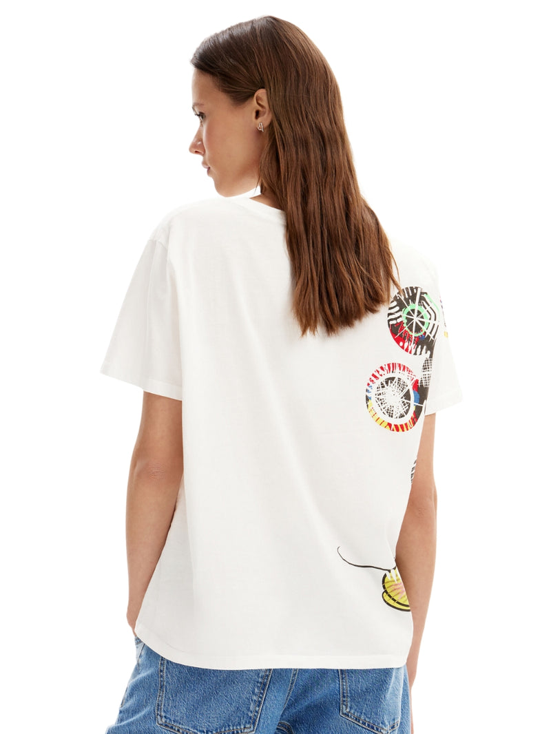 T-shirt Bianca Mickey