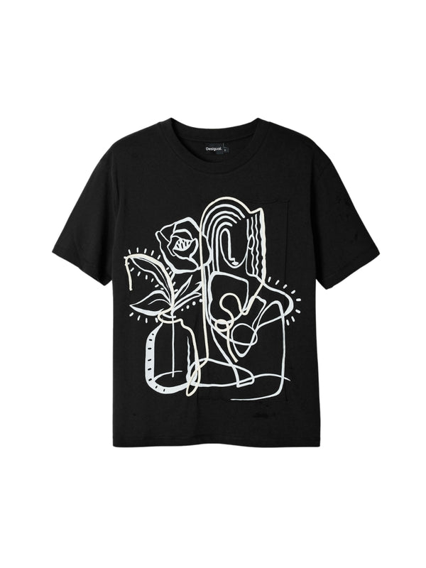 T-shirt Nera Tristan