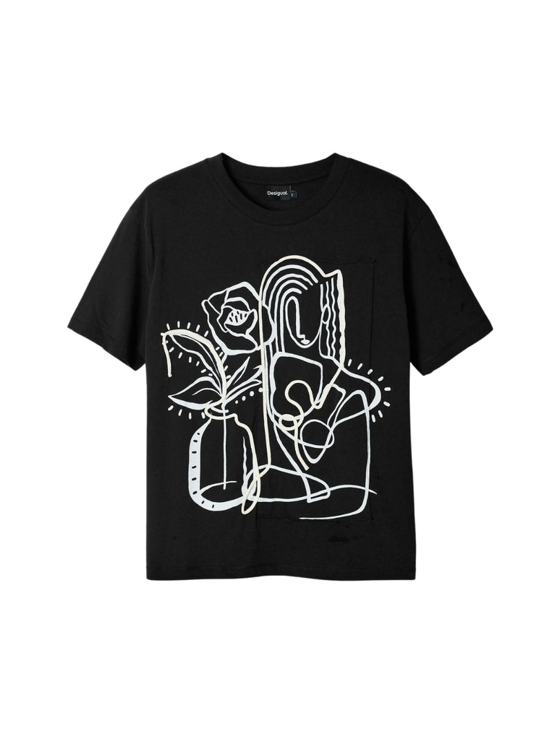 T-shirt Nera Tristan