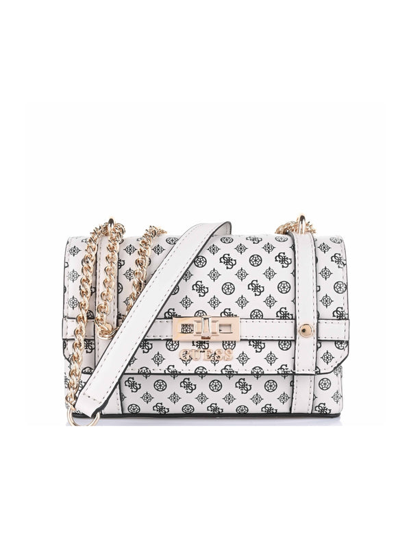 Borsetta Bianca Emilee Mini Stone Logo