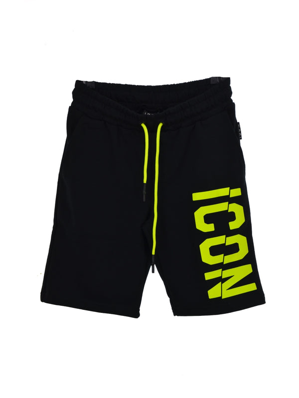 Bermuda Nero Logo Fluo ICON