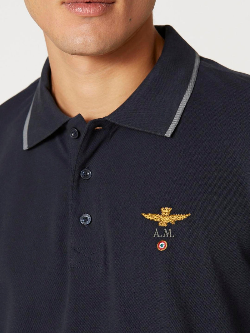 Polo Basic Blu A.M.