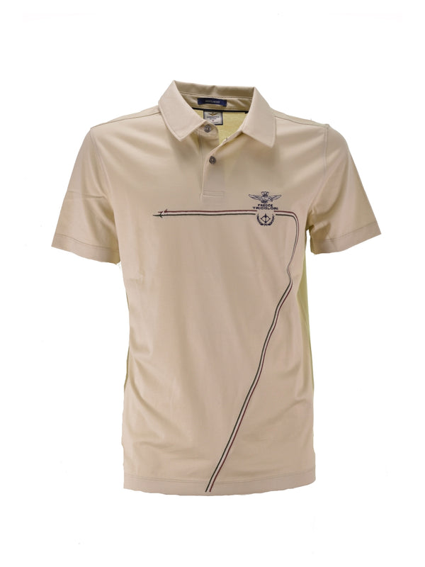 Polo Beige Frecce Scie