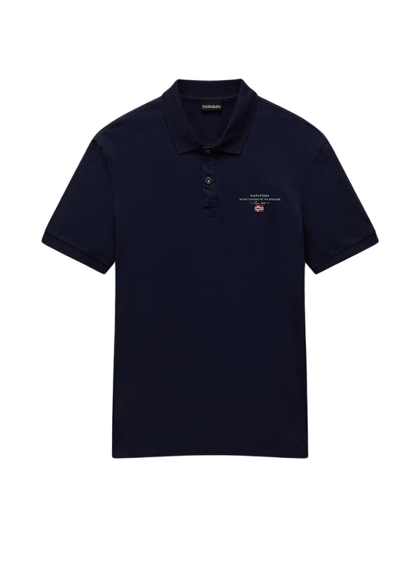 Polo Blu Elbas Jersey