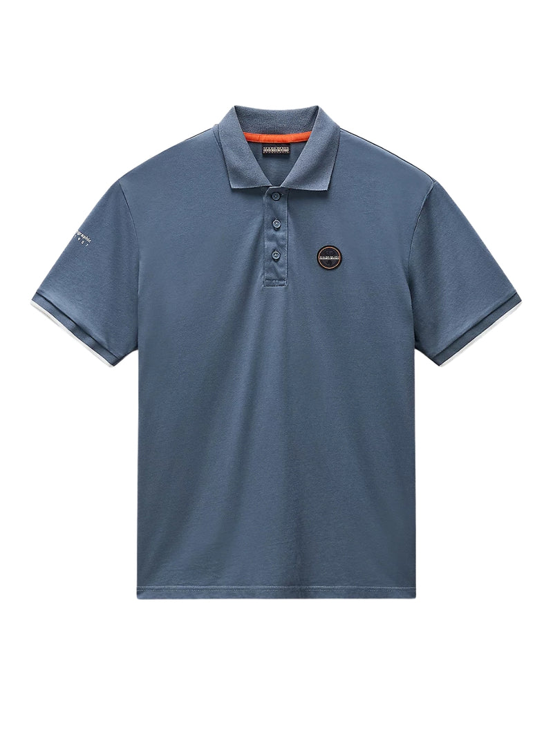 Polo Grigia Badge