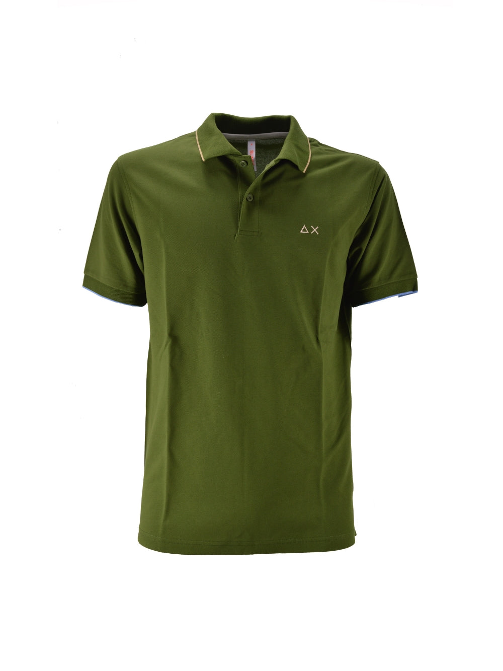 Polo Verde Small Stripes