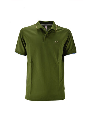 Polo Verde Small Stripes