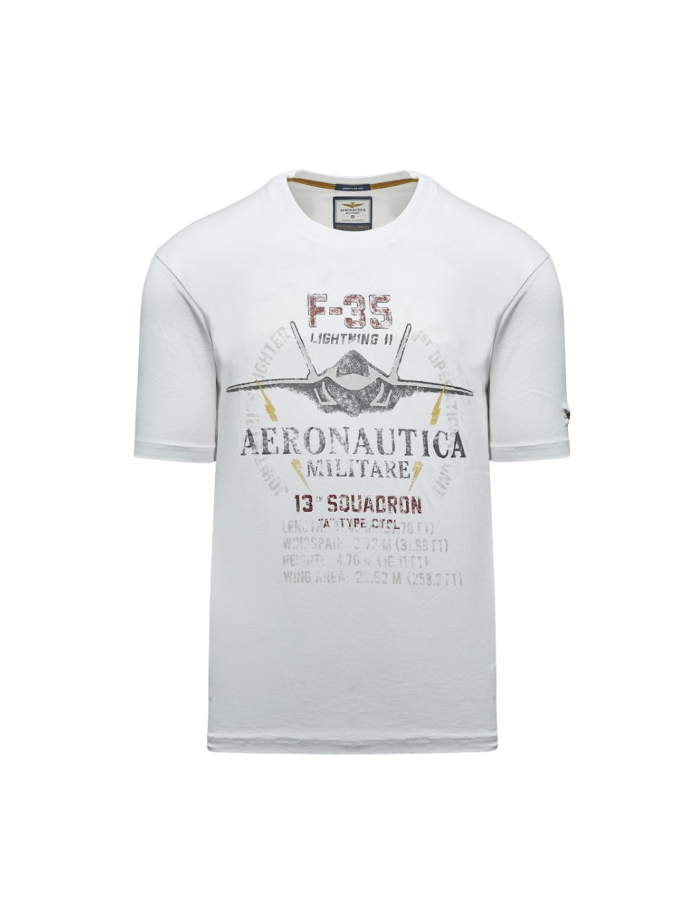 T-shirt Bianca F-35