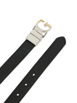 Cintura Reversibile Coal Logo