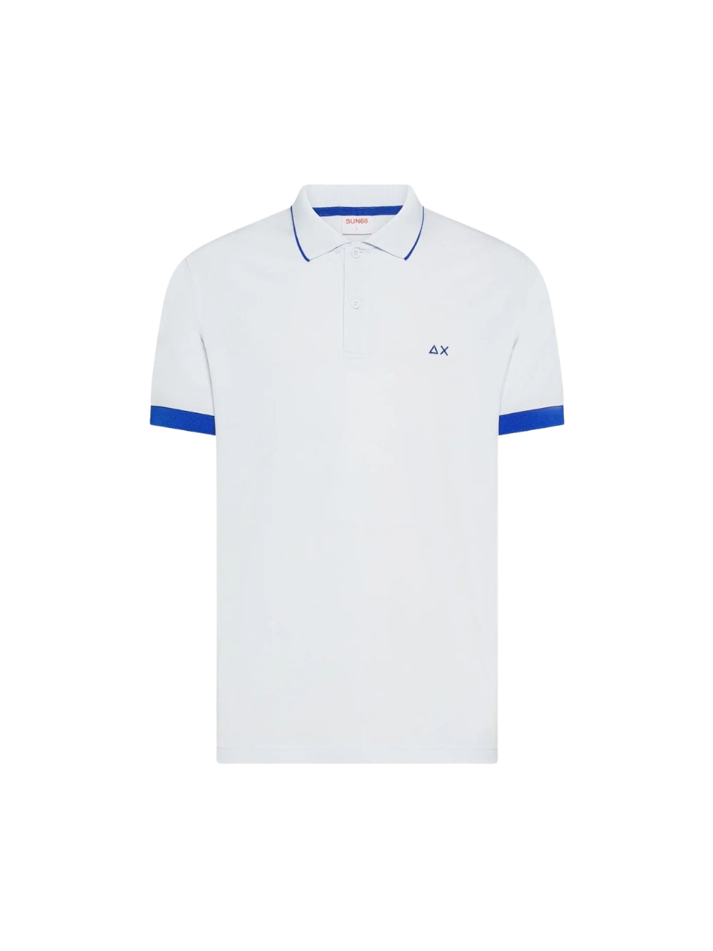 Polo Bianca Small Stripe Fluo