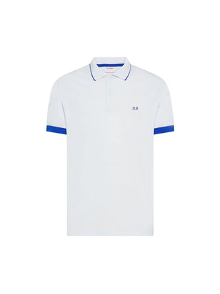 Polo Bianca Small Stripe Fluo