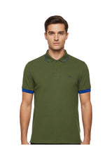 Polo Verde Small Stripe Fluo