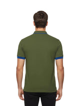 Polo Verde Small Stripe Fluo