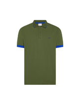 Polo Verde Small Stripe Fluo
