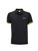 Polo Nera Big Logo Fluo
